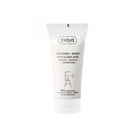 Ziaja - MASCARILLAS ÁCIDOS Mascarilla y exfoliante facial con ácido elágico