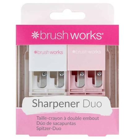 Brush Works - Duo sacapuntas doble con tapa