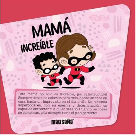 Malasaña - TARJETA DE FELICITACIÓN - MAMÁ INCREÍBLE