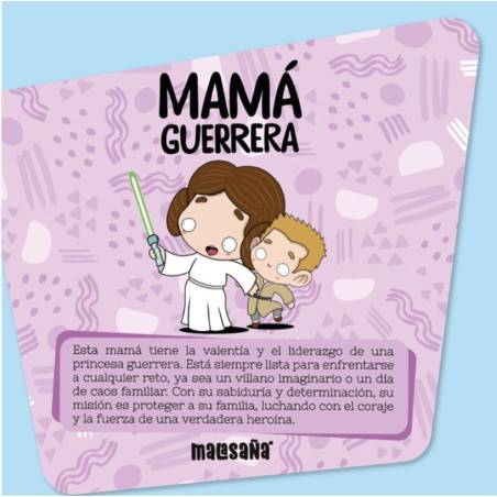 Malasaña - TARJETA DE FELICITACIÓN - MAMÁ GUERRERA
