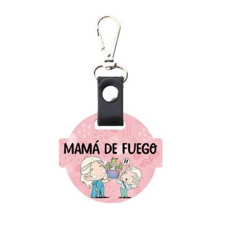 Malasaña - LLAVERO MAMÁ DE FUEGO