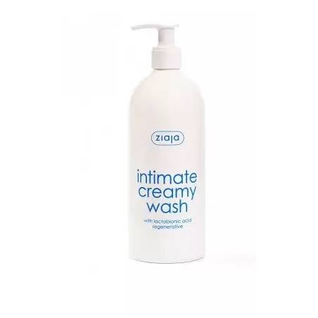 Ziaja - Gel de higiene íntima cremoso regenerador con ácido lactobiónico 500ml