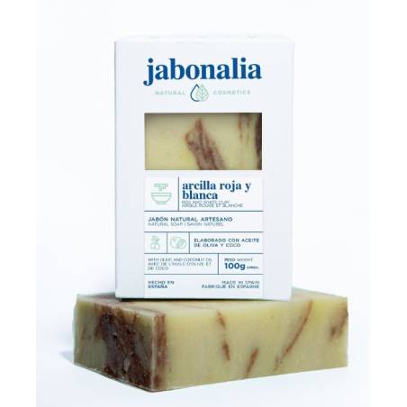 Jabonalia - Jabón de Arcilla Roja y Blanca
