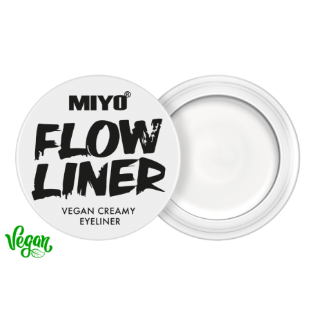 Miyo - Eyeliner en crema Flow Liner 02 Blanco White Flag