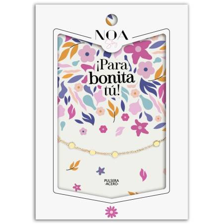 Noa story - Pulsera Acero Dorado - ¡Para Bonita tú!