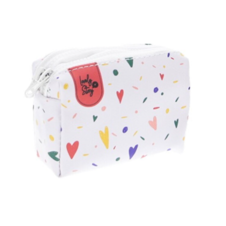 Lovely Story - Monedero dos cremalleras ICE HEARTS
