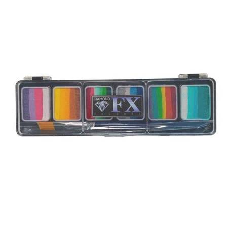 Diamond FX - Paleta 6 colores Split Cakes 6 g Sparkle