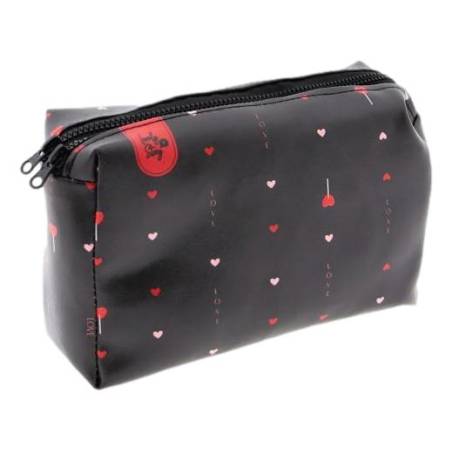 Lovely Story - Neceser dos cremalleras colección Black Love