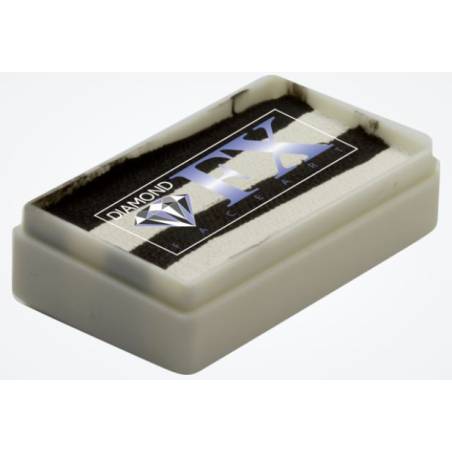 Diamond FX - Aquacolor Split Cake Black Out para Rostro y Cuerpo