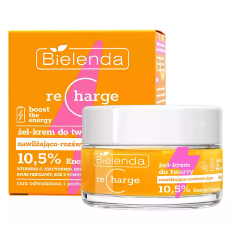 Bielenda - Gel crema iluminadora 4 en 1 Recharge