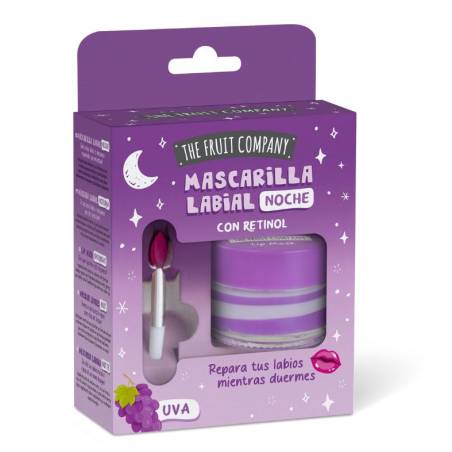 The Fruit Company - Mascarilla Labial Noche Uva Retinol 12 ml