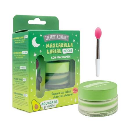 The Fruit Company - Mascarilla Labial Noche Aguacate y Vainilla Niacinamida 12 ml