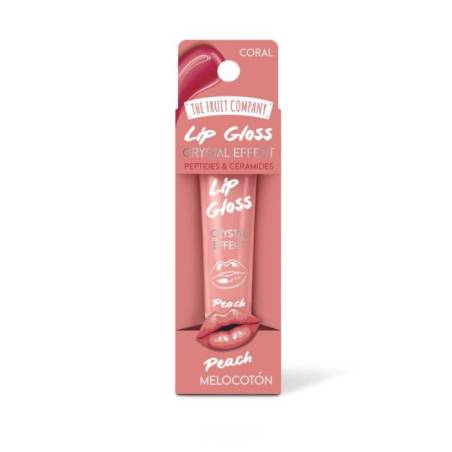 The Fruit Company - Lip Gloss Efecto Cristal Donuts Melocotón