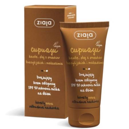 Ziaja - Crema bronceadora de día SPF 10 Autobronceadora Cupuazú
