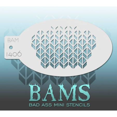 Bams Plantilla Bad Ass Mini Stencil 1406 bam1406