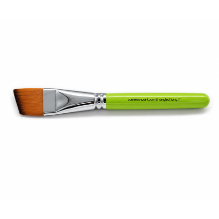 Cameleon - Pincel sintético Plano Sesgado talla 1 pulgada LONG. CAMBANG3