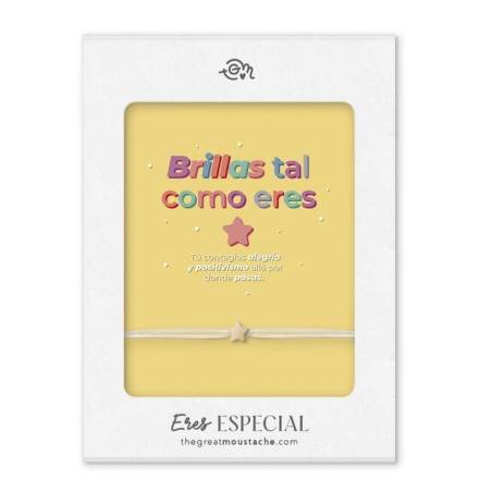 The Great Moustache - Pulsera Brillas tal como eres Charm Estrella
