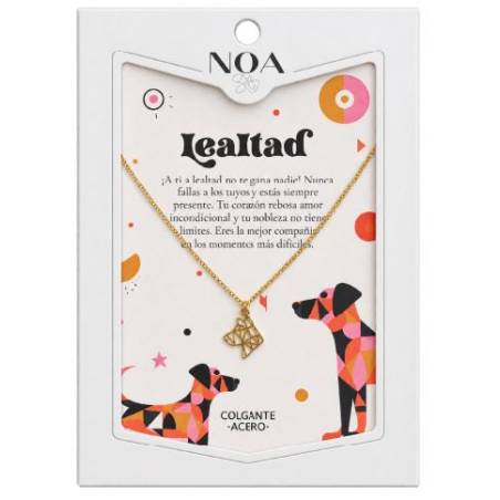 Noa Story - Colgante Acero Plateado - Lealtad