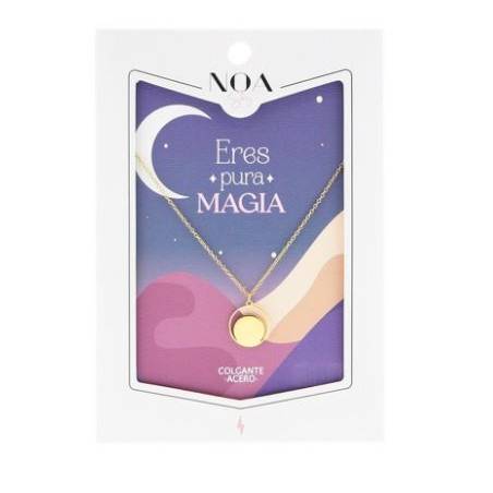 Noa Story - Colgante Acero Dorado - Eres pura Magia