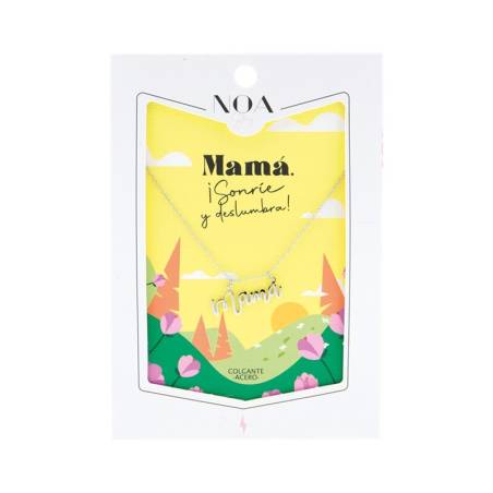 Noa Story - Colgante Acero Dorado - Mamá ¡Sonríe y deslumbra!
