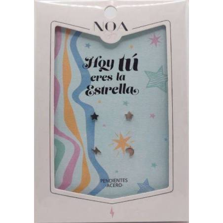 Noa Story - Pendientes de Acero - Hoy tú eres la Estrella