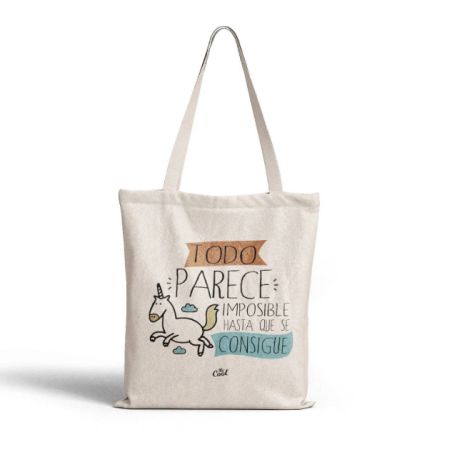 Mr cool – Tote Bag Todo parece imposible hasta que se consigue