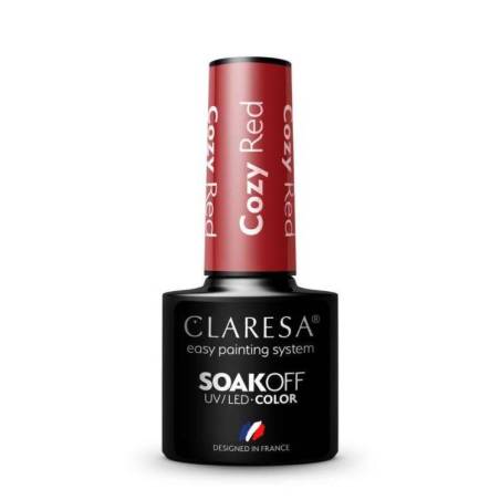 CLARESA - ESMALTE SEMIPERMANENTE COZY RED