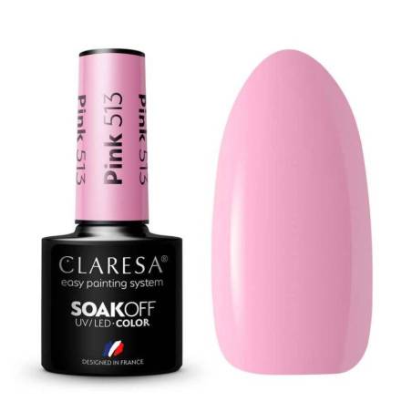 CLARESA - ESMALTE SEMIPERMANENTE Rosa Nº 513