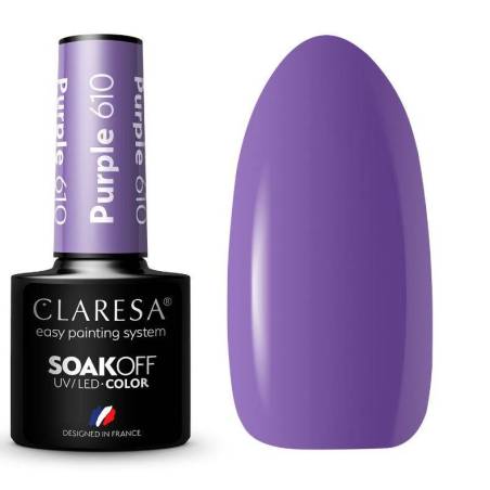 CLARESA - ESMALTE SEMIPERMANENTE Purple Nº 610