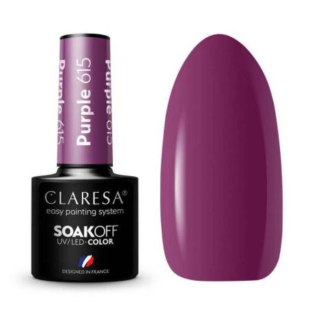 CLARESA - ESMALTE SEMIPERMANENTE Purple Nº 615