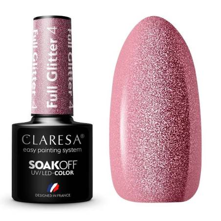 CLARESA - ESMALTE SEMIPERMANENTE full glitter 4