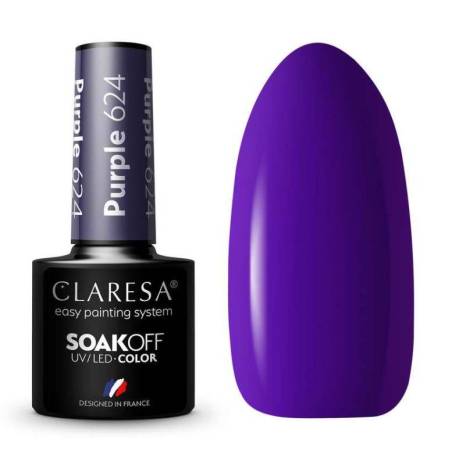 CLARESA - ESMALTE SEMIPERMANENTE Purple Nº 624