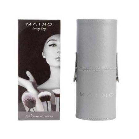 Maiko - Set 9 brochas Luxury Grey y cubilete Premium