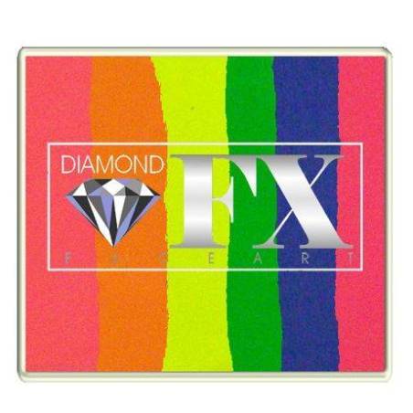 Diamond FX - Aquacolor Split Cake para Rostro y Cuerpo 50gr Color Splash DFXRS50-24