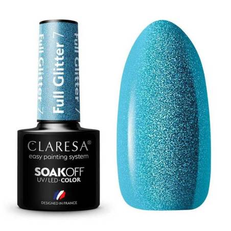 CLARESA - ESMALTE SEMIPERMANENTE FULL GLITTER 7