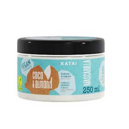 Katai - Vegan Therapy Mascarilla para cabello dañado y seco Coco & Almond