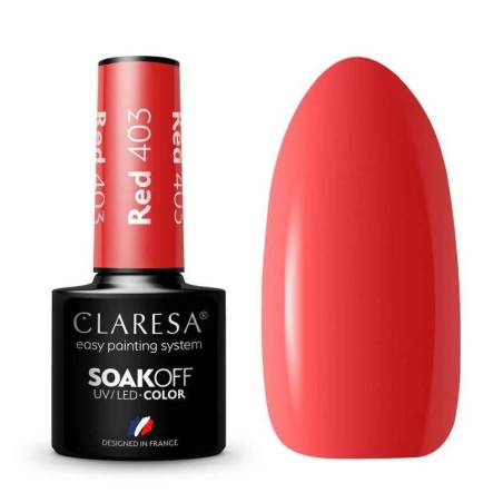 CLARESA - ESMALTE SEMIPERMANENTE ROJO 403