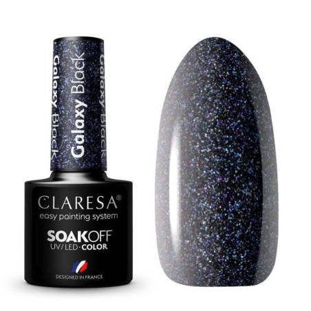 CLARESA - ESMALTE SEMIPERMANENTE Galaxy Black